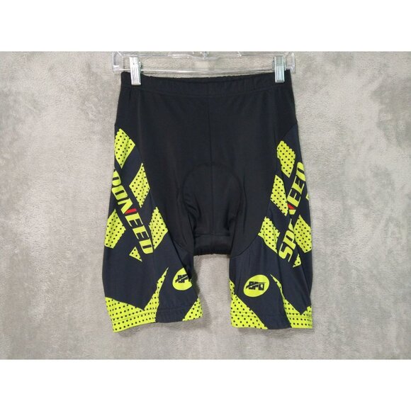 Sponeed Cycling Shorts Mens Small Black Padded Biking Bike Compression - Picture 1 of 10